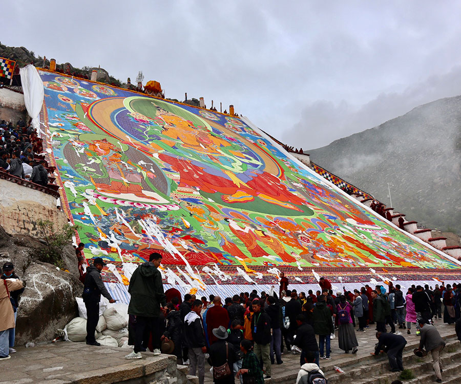Yogurt Festival celebrated in Tibet