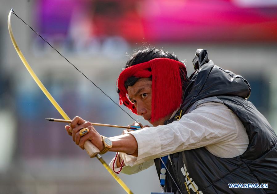 Tibet's Nyingchi holds archery competition to celebrate Gongbo New Year