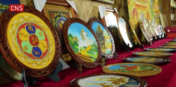 Inheritor of Wire Inlay Thangka preserves craft in Qinghai