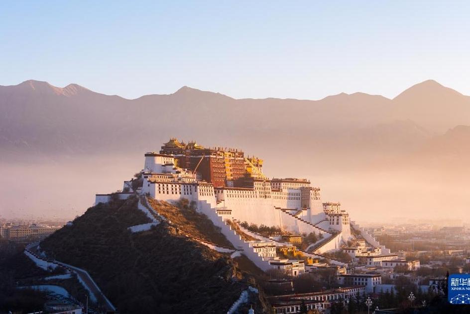 The Potala Palace in the New Year's Morning Light