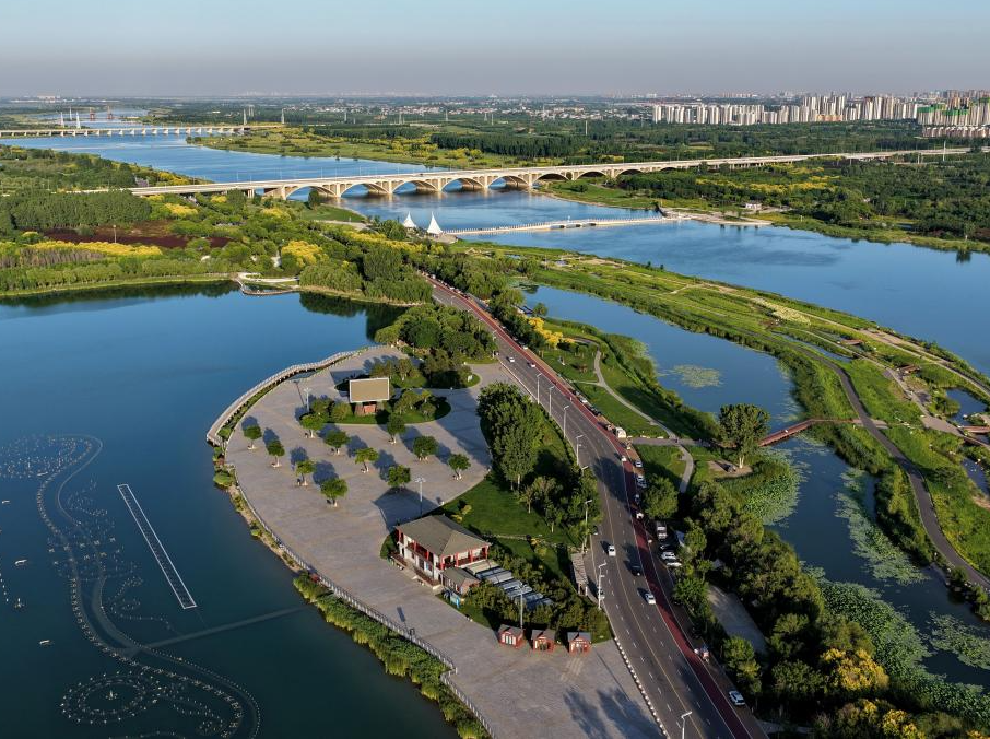 Ecological restoration revitalizes Hutuo River in Shijiazhuang, N China's Hebei