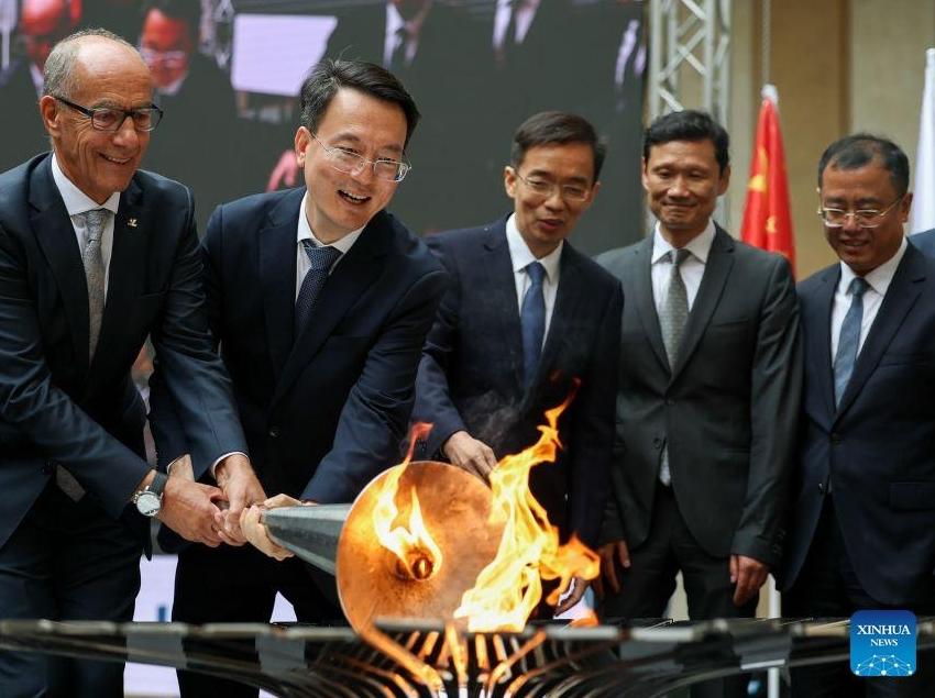 Flame for Changchun 2027 Winter Universiade lit in Turin