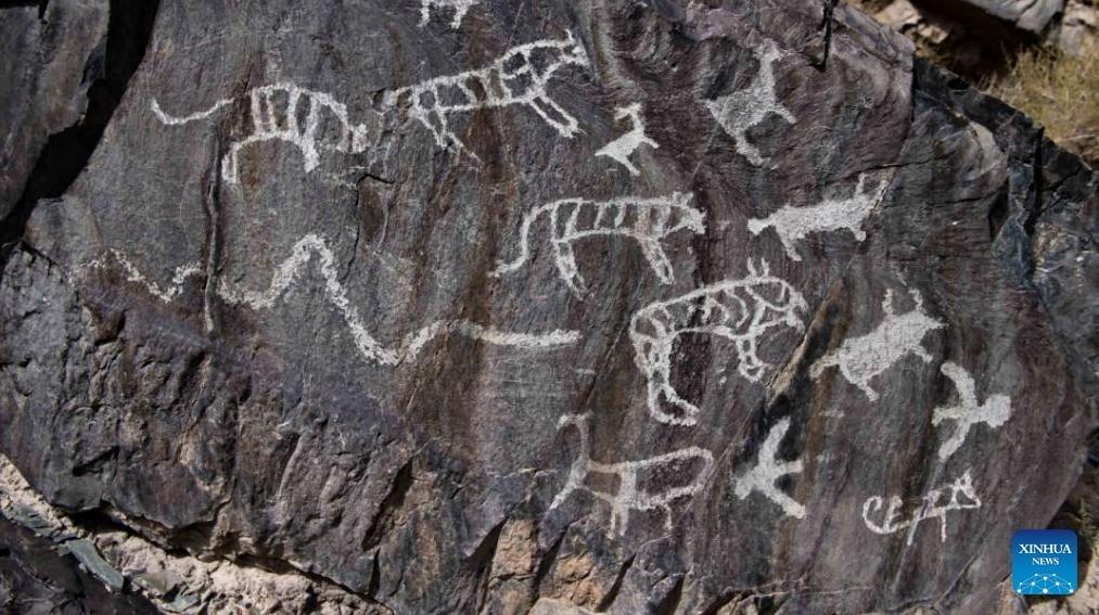 China's Gansu sets up digital archives for ancient rock paintings