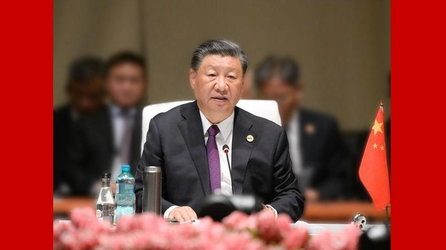 Xi says BRICS important force in shaping int'l landscape