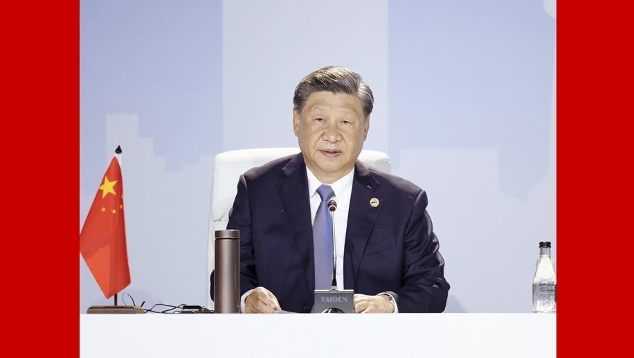 Xi says BRICS expansion historic, new starting point for cooperation