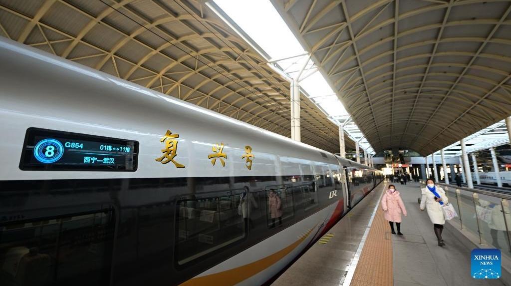 Fuxing smart bullet train put into operation on Qinghai-Tibet Plateau