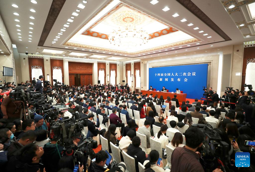 China's national legislature holds press conference ahead of annual session