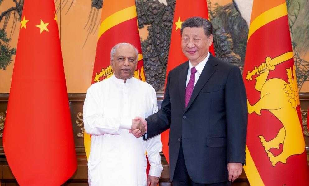 Xi meets Sri Lankan PM in Beijing