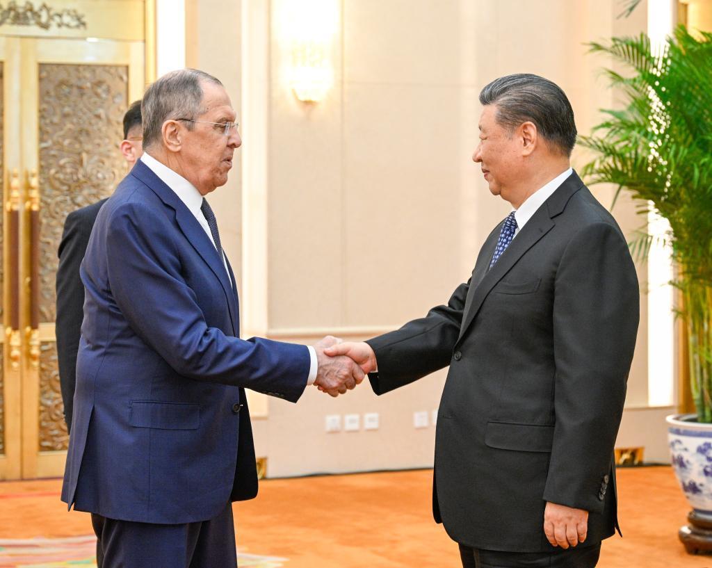 Xi meets Russian foreign minister