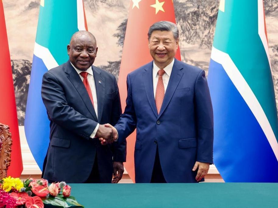 Xi, Ramaphosa announce elevation of China-South Africa ties