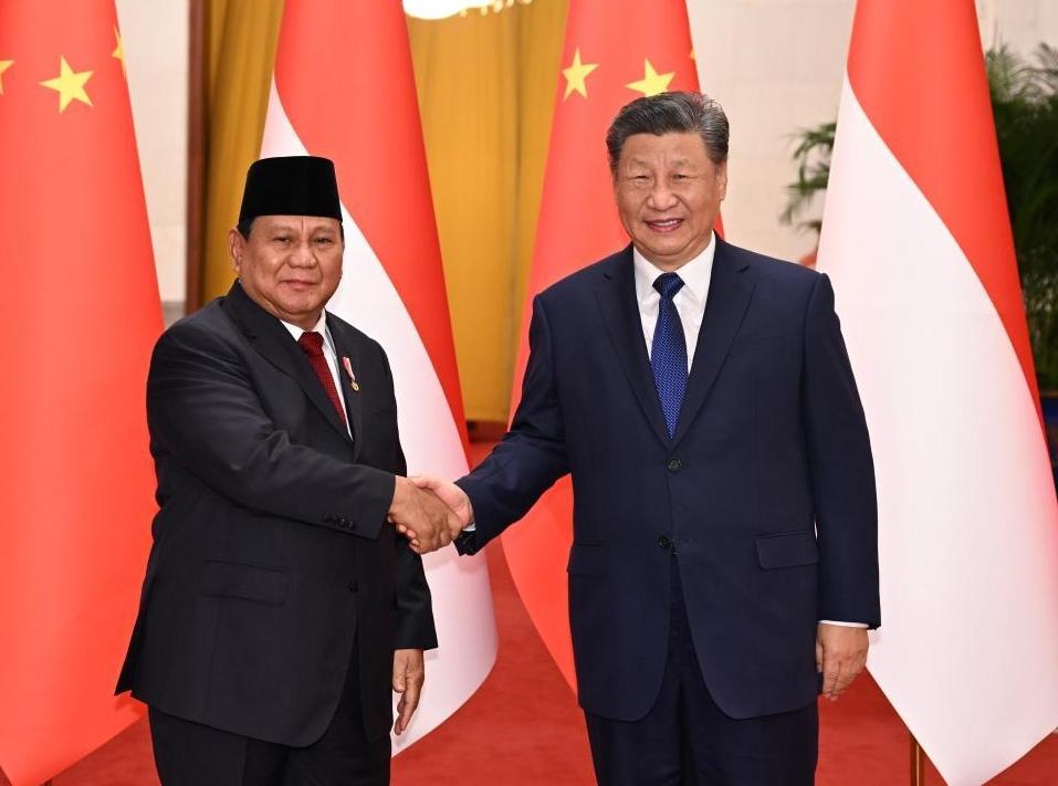 Chinese, Indonesian presidents pledge joint efforts to build community with shared future