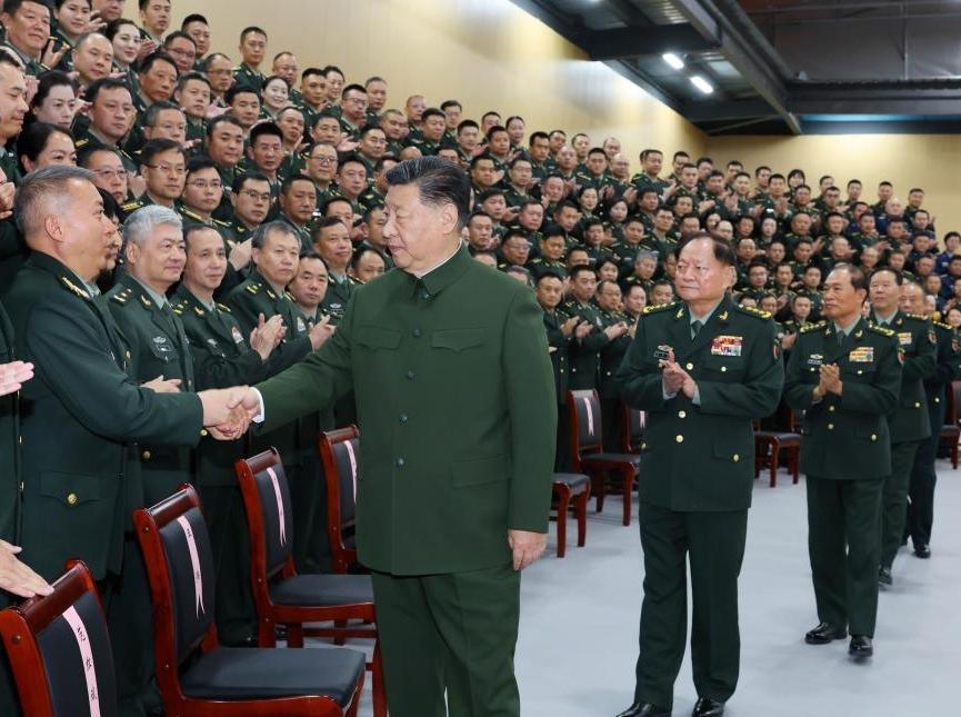 Xi stresses building strong, modernized information support force