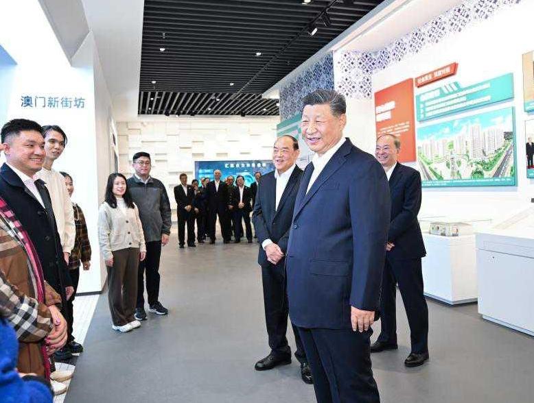 Xi inspects Guangdong-Macao In-Depth Cooperation Zone in Hengqin