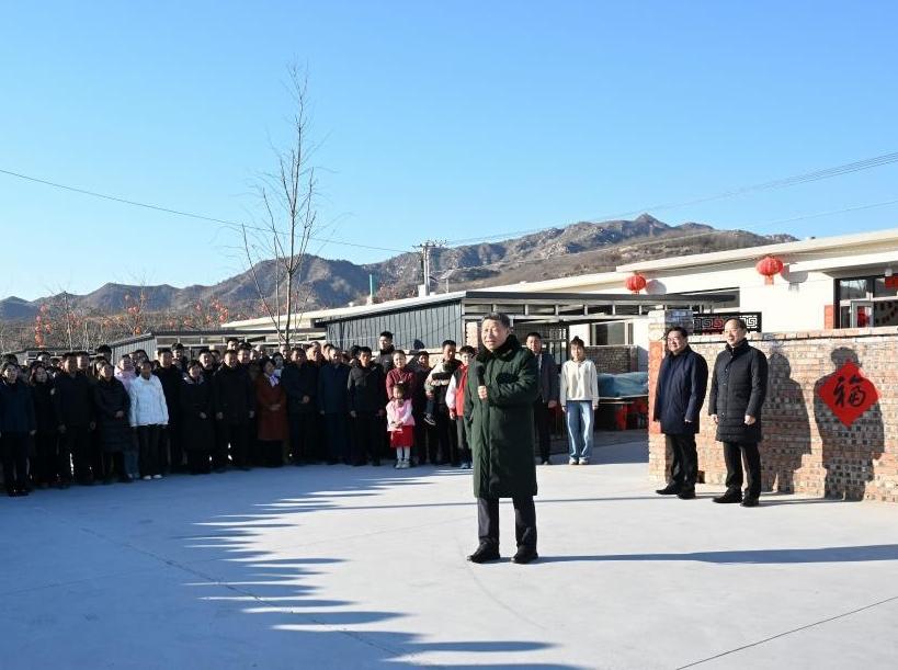 Xi visits flood-affected residents in northeast China