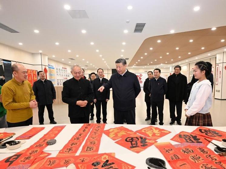 Xi inspects NE China city ahead of Spring Festival