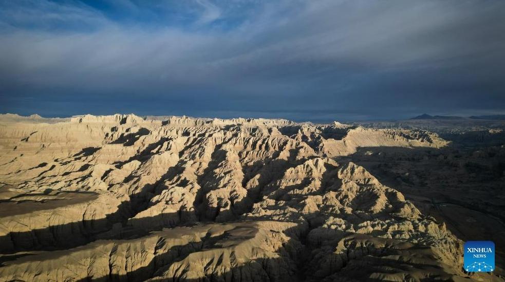 In pics: landscape of earth forest in China's Tibet