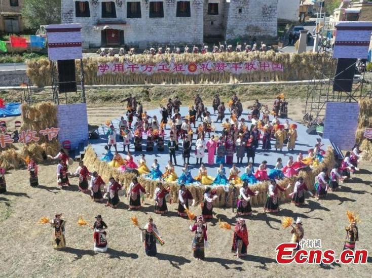 Chinese Farmers' Harvest Festival celebrated in Xizang