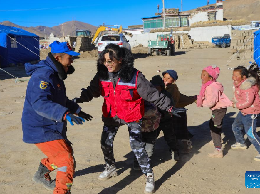 Psychological support offered to quake-hit people in Xizang