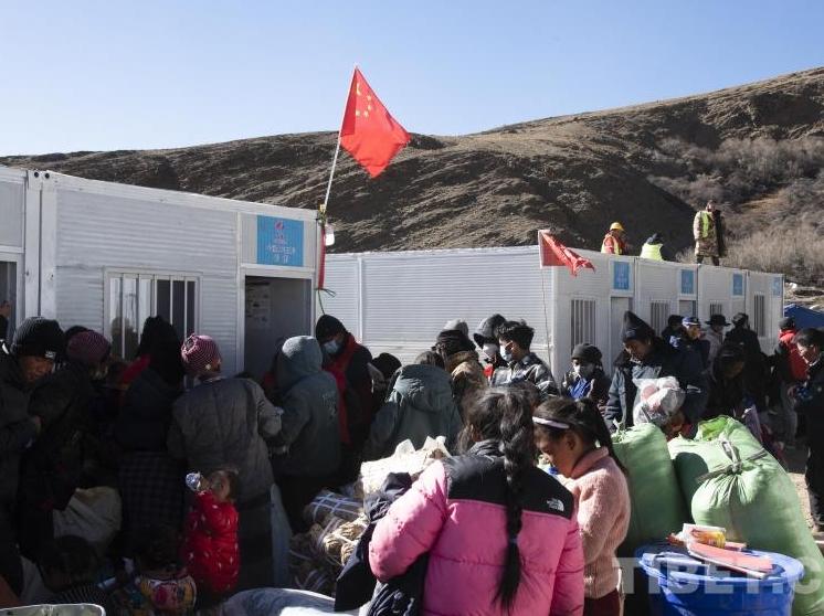 People in Quake-hit Gurum Village Moved into Warmer, Safer Portable Houses