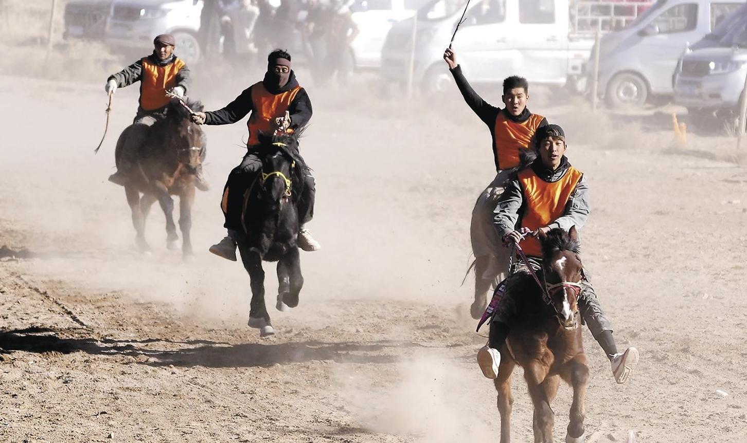 The passionate winter is full of vitality