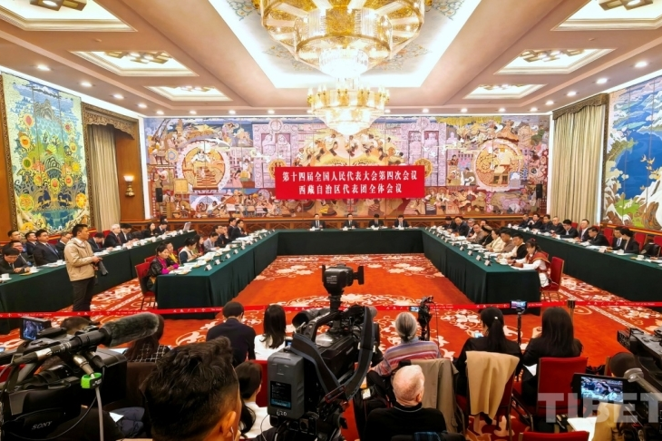 Snapshot of Open Panel Discussion of Xizang’s Delegation
