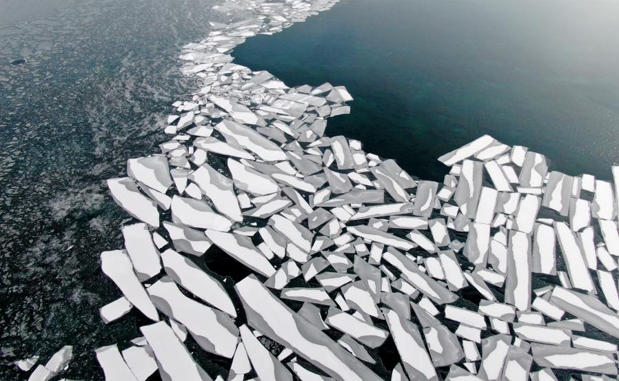 In pics: Qinghai Lake after snow