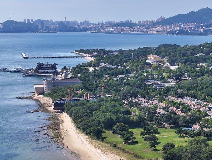 A glimpse of Liugong Island in Weihai, China's Shandong