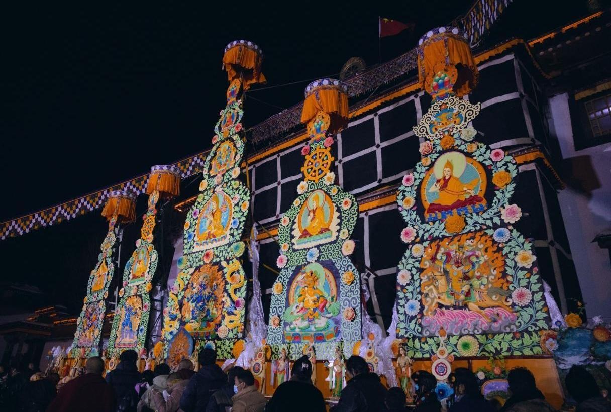 Buddha Sculpture Display Ceremony Held at Chokhor Monastery