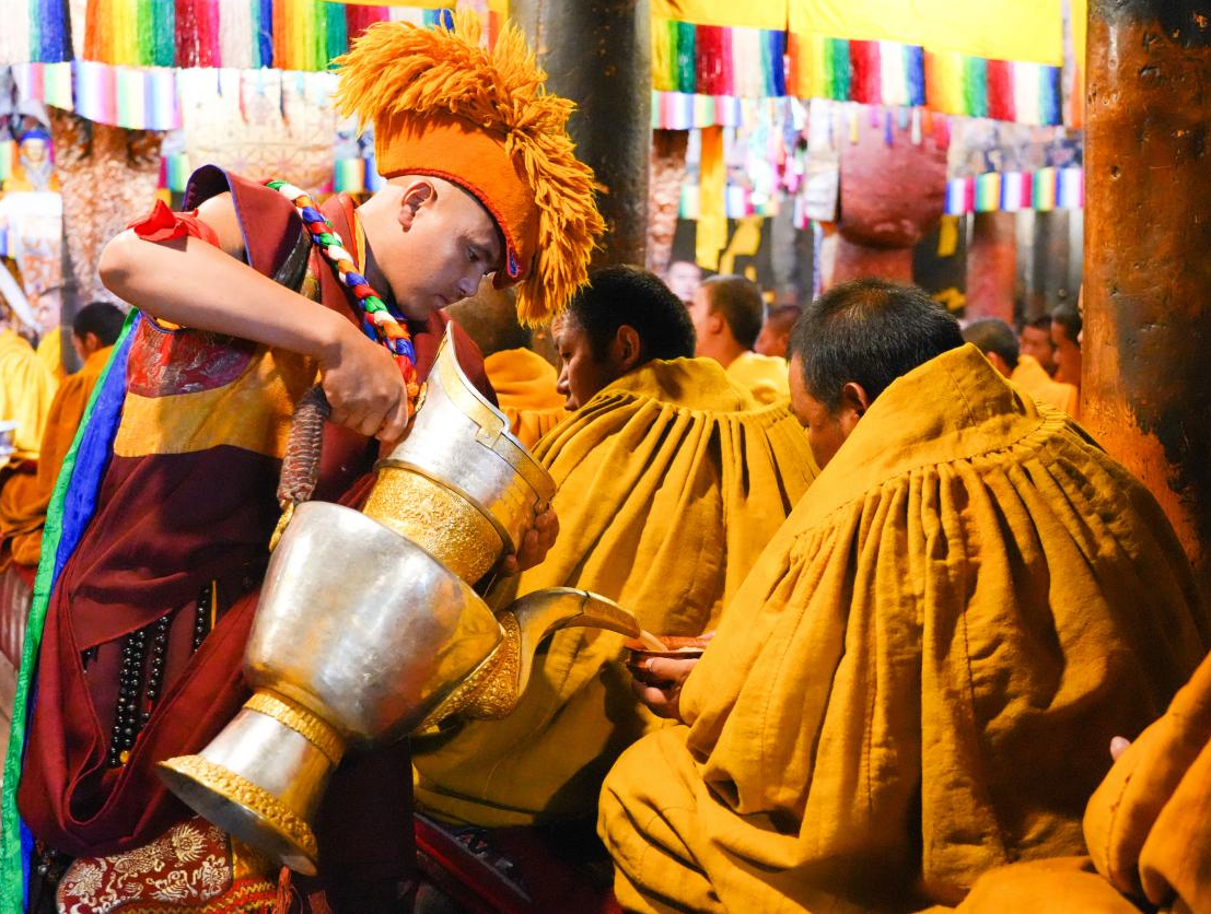 Tashilhunpo Monastery Holds Collective Prayer Chanting Ceremony