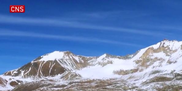 Breathtaking scenery of Gangshika snow peak in Qinghai