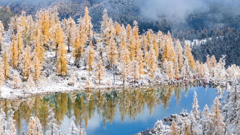 Autumn scenery in Dangling village, SW China's Sichuan